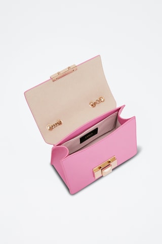 Sac bandoulière en cuir de veau Venere - Rose