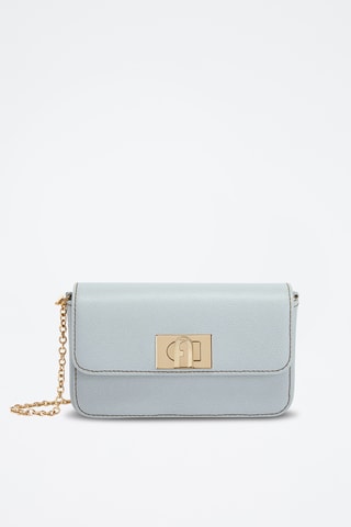 Sac bandoulière en cuir 1927 Mini - Ciel
