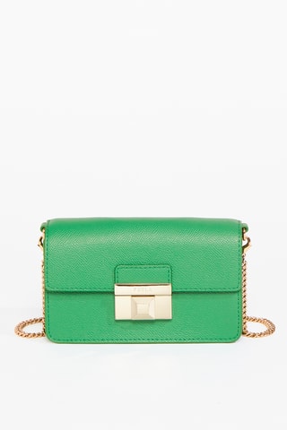 Sac bandoulière en cuir de veau Venere - Vert