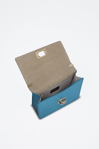 Sac bandoulière en cuir 1927 S - Turquoise