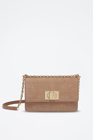 Sac bandoulière en cuir de veau nubuck 1927 Mini - Beige