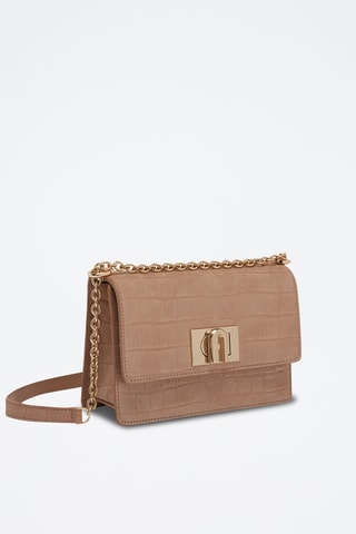 Sac bandoulière en cuir de veau nubuck 1927 Mini - Beige