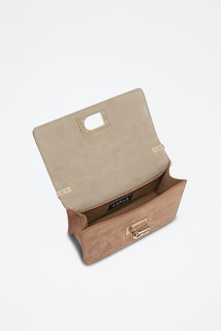 Sac bandoulière en cuir de veau nubuck 1927 Mini - Beige
