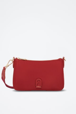 Sac bandoulière en cuir Atena - Rouge