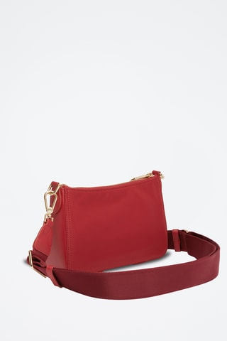 Sac bandoulière en cuir Atena - Rouge