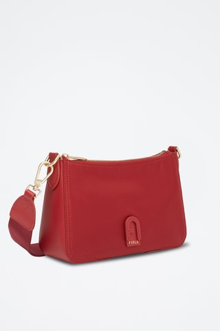 Sac bandoulière en cuir Atena - Rouge
