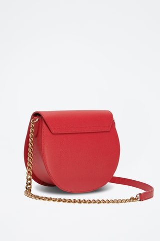 Sac bandoulière en cuir Mini Metropolis - Rouge