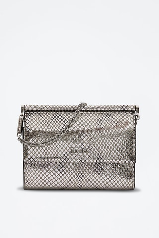 Sac bandoulière en cuir Ninfa M - Ecru