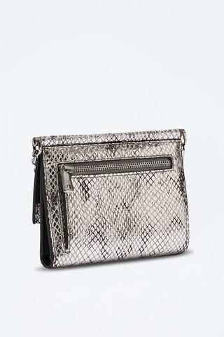 Sac bandoulière en cuir Ninfa M - Ecru
