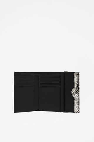 Sac bandoulière en cuir Ninfa M - Ecru