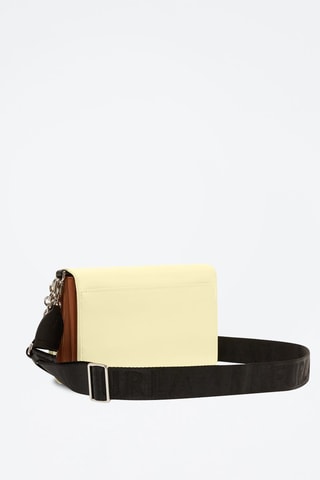 Sac bandoulière en cuir de veau Splendidas S - Jaune