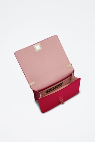 Sac bandoulière en cuir de veau Mini Paloma - Rouge