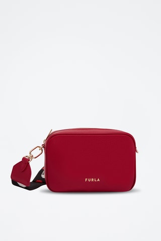 Sac bandoulière en cuir Mini Real - Rouge