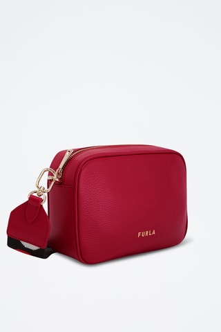 Sac bandoulière en cuir Mini Real - Rouge