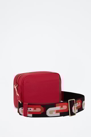 Sac bandoulière en cuir Mini Real - Rouge