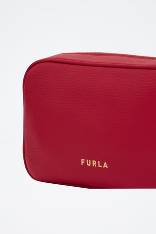 Sac bandoulière en cuir Mini Real - Rouge