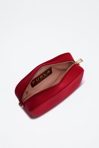 Sac bandoulière en cuir Mini Real - Rouge