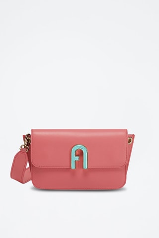 Sac bandoulière en cuir Gemma - Rose