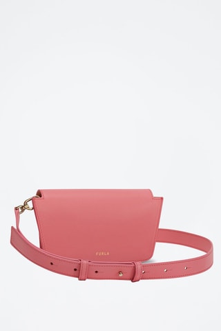 Sac bandoulière en cuir Gemma - Rose