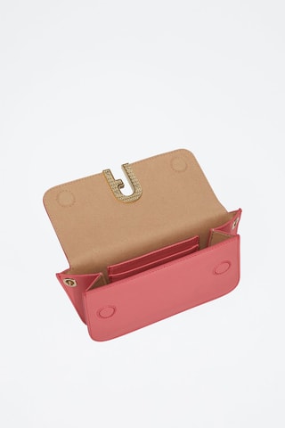 Sac bandoulière en cuir Gemma - Rose