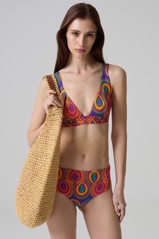 Haut de maillot - Rouge et jaune