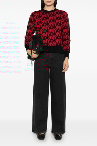 Pull - Noir et rouge