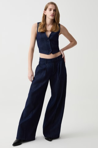 Gilet en jean - Bleu