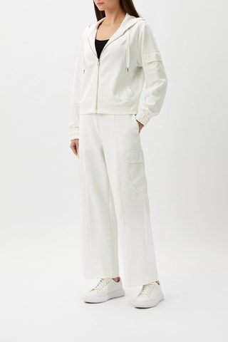 Pantalon taille haute - Ivoire
