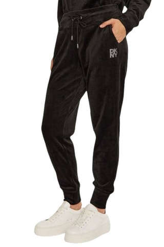 Jogging en velours - Noir