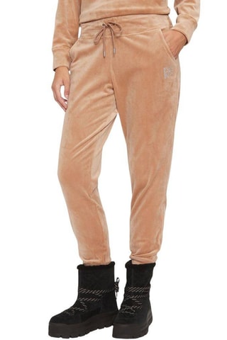 Jogging en velours - Beige