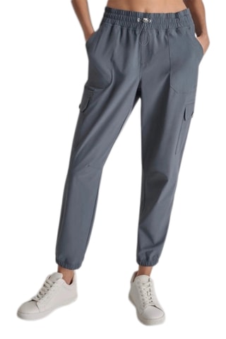 Pantalon cargo taille haute - Gris foncé
