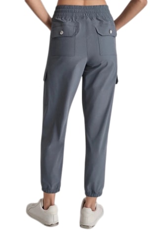 Pantalon cargo taille haute - Gris foncé