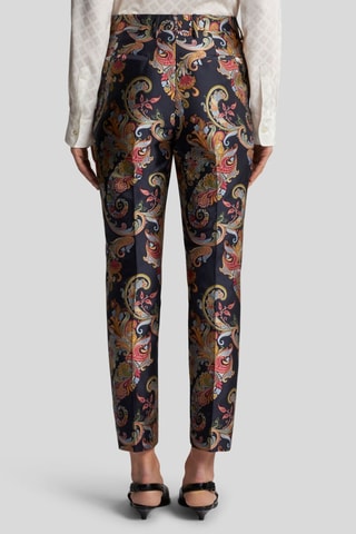 Pantalon straight - Bleu marine