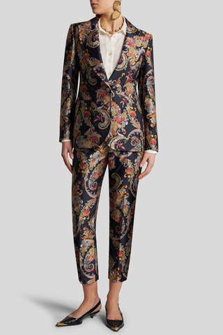 Pantalon straight - Bleu marine