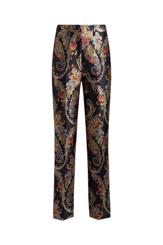 Pantalon straight - Bleu marine