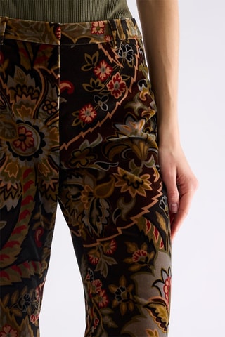 Pantalon regular - Vert foncé