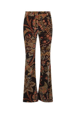 Pantalon regular - Vert foncé