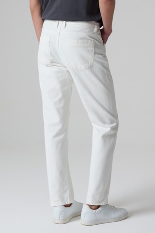 Pantalon regular - Blanc