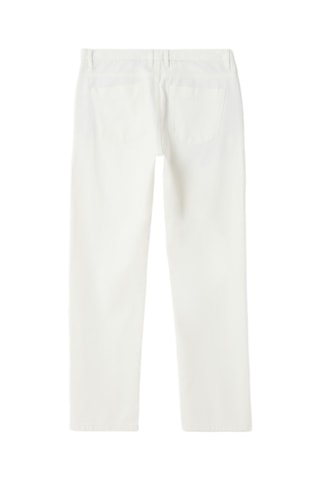 Pantalon regular - Blanc
