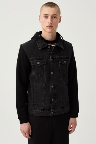 Veste en jean - Noir