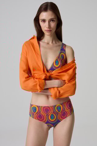 Bas de maillot - Rouge et jaune