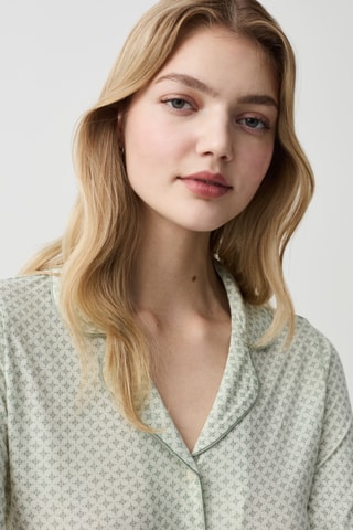 Chemise de pyjama - Vert