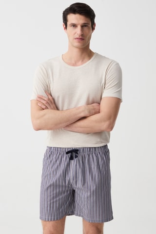 Short de pyjama - Bleu