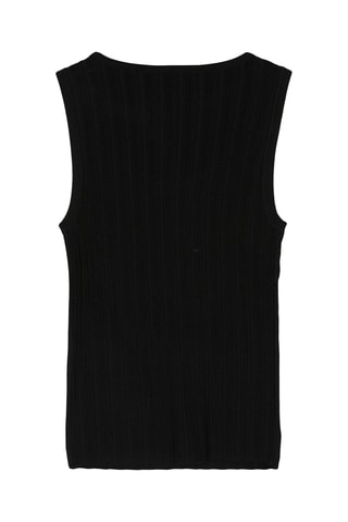 Pull sans manches - Noir