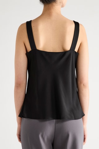 Top drapé - Noir