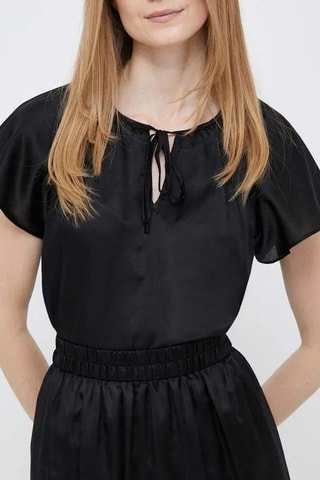 Blouse en soie - Noir