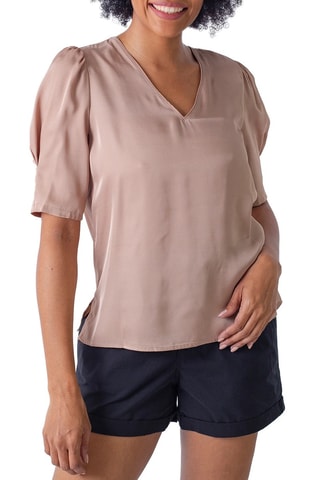 Blouse - Marron clair
