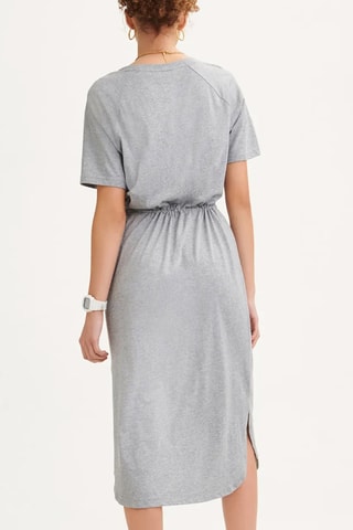 Robe midi - Gris chiné