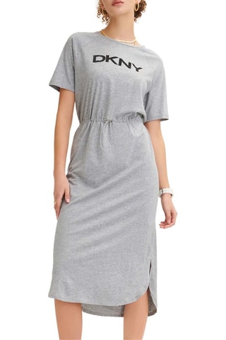 Robe midi - Gris chiné