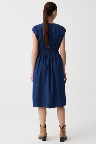 Robe chemise - Bleu foncé